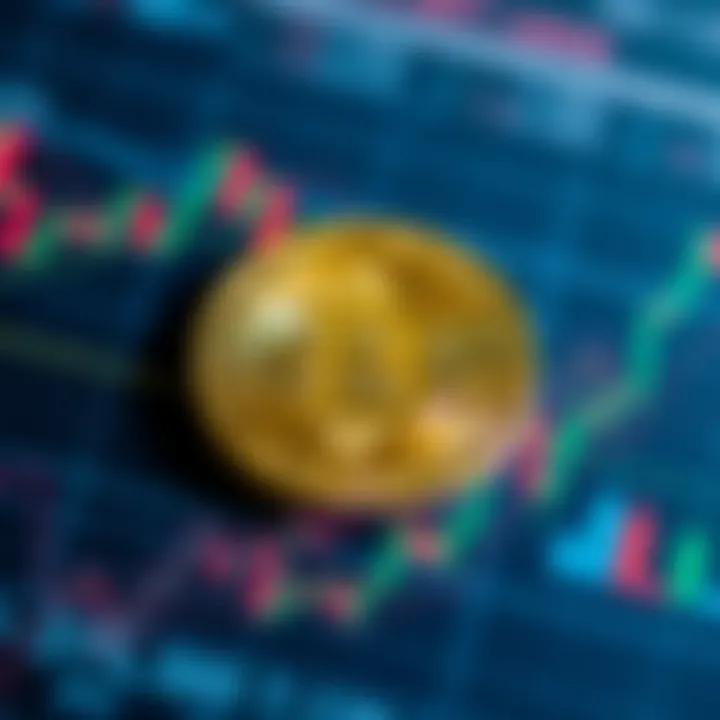 Bitcoin's Impact on Financial Markets Bitcoin symbol with financial graphs