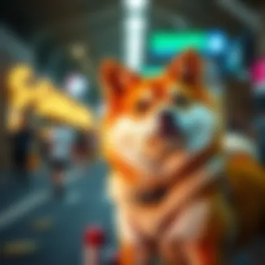 Graph showing investor sentiment after Shiba Inu listing