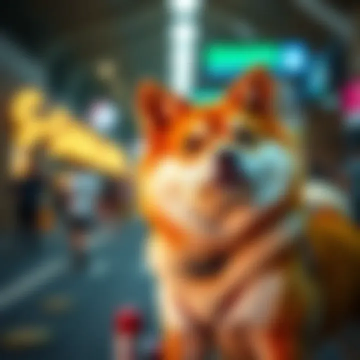 Graph showing investor sentiment after Shiba Inu listing