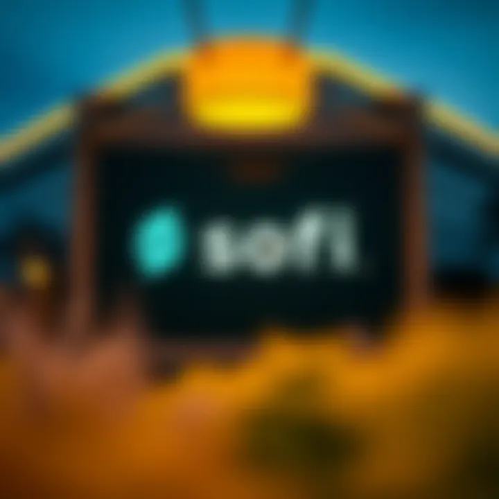 SoFi Brand Evolution SoFi's logo representing its brand evolution