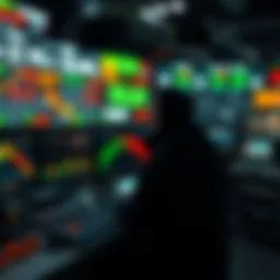 Graphical representation of financial market trends influencing spy stocks.