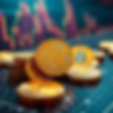 Illustration highlighting market trends in cryptocurrency