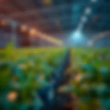 Yield Farming in Cryptocurrency Illustration depicting yield farming in the crypto ecosystem