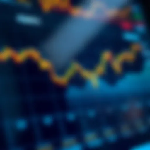 Chart showing cryptocurrency trends