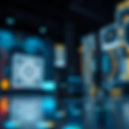 Illustration depicting the transition from centralized to decentralized web environments