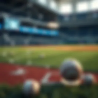 Blockchain Innovation in Major League Baseball A blockchain network representation with baseball elements incorporated