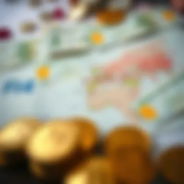 Fiat Currencies and Global Trade A diagram illustrating the relationship between fiat currencies and global trade