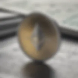 Chart illustrating Ethereum price trends over time