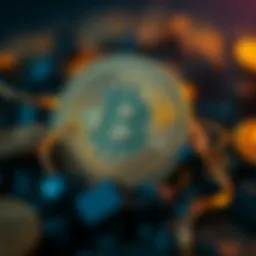 Visual representation of Satoshi as a fundamental unit of Bitcoin
