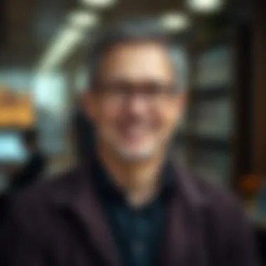 The Visionary Founder of Ripple Portrait of Ripple's founder showcasing his visionary character