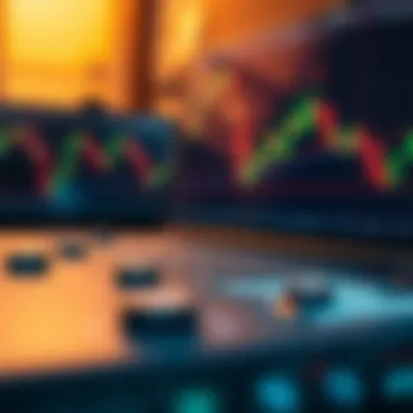 Conceptual graphic representing trading strategies on the Polygon Network