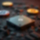 Overview of Trezor hardware wallet showcasing its sleek design and interface.