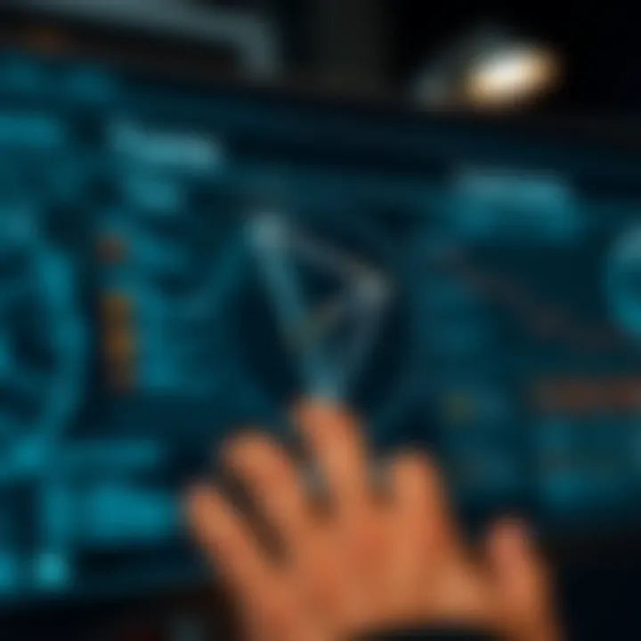 User interface of the Tron block explorer showcasing its features