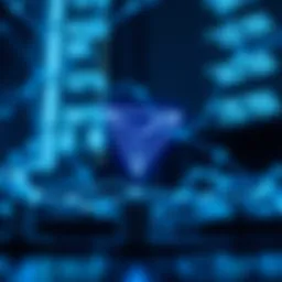 Visual representation of the Tron blockchain network