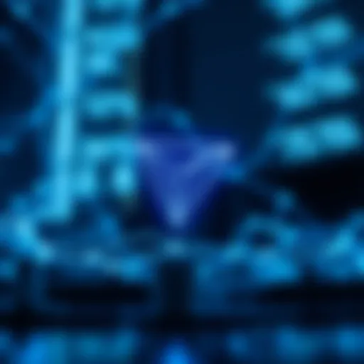 Visual representation of the Tron blockchain network