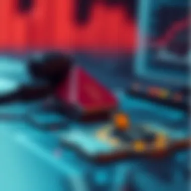 Digital Security Measures in Cryptocurrency Illustration of digital security measures