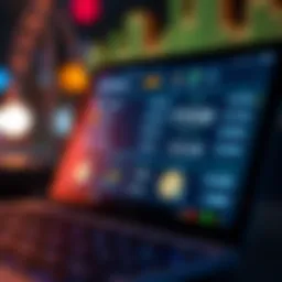 Illustration of a digital wallet interface displaying cryptocurrency balances