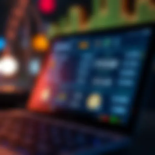 Illustration of a digital wallet interface displaying cryptocurrency balances