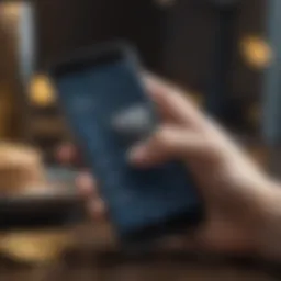 A detailed view of Coinbase Wallet interface