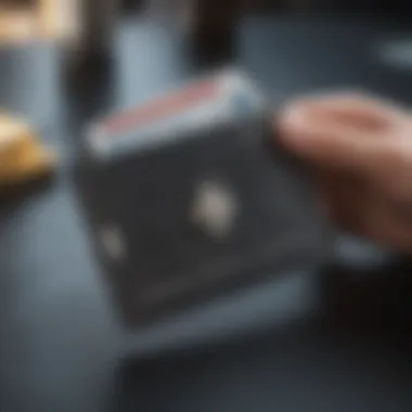 Cold card wallet showcasing its secure design