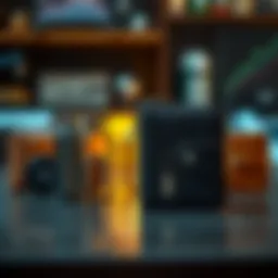 A visual representation of various types of cold wallets showcasing their unique features.