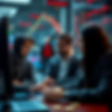 Crypto accredited investors analyzing market trends