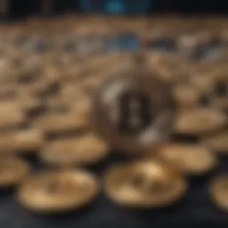 Visual representation of cryptocurrency market capitalization