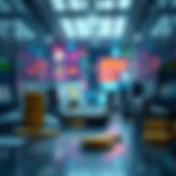 Visual representation of cryptocurrency transactions