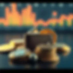 A digital representation of various crypto wallets