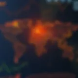 Global Cryptocurrency Trading Zones A global map highlighting cryptocurrency trading zones