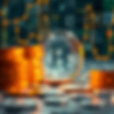 The Future of Financial Systems A conceptual image illustrating the future of money in a digital age