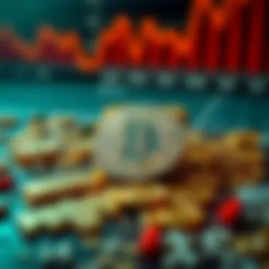 Illustration of macroeconomic factors impacting cryptocurrency