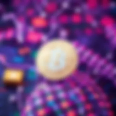 Blockchain and Digital Assets An abstract representation of blockchain technology linked to digital assets.