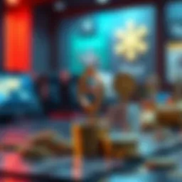 Conceptual illustration of play tokens in digital environments