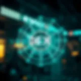 Illustration of Polkadot DEX architecture showcasing interconnected chains