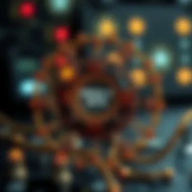 Mechanics of Proof of Work NFTs A conceptual diagram illustrating the mechanics behind POW NFTs