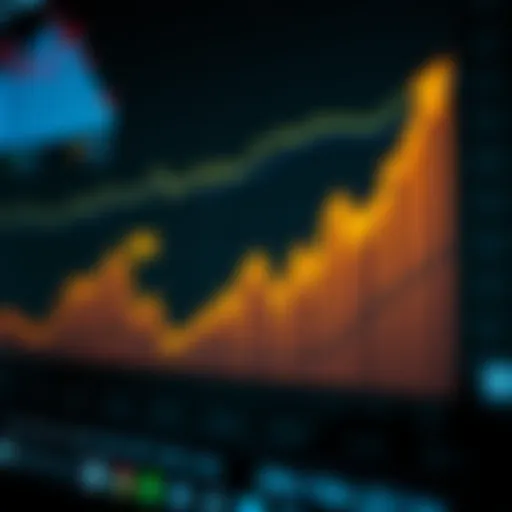 Cryptocurrency Price Trends Graph illustrating cryptocurrency price trends over time