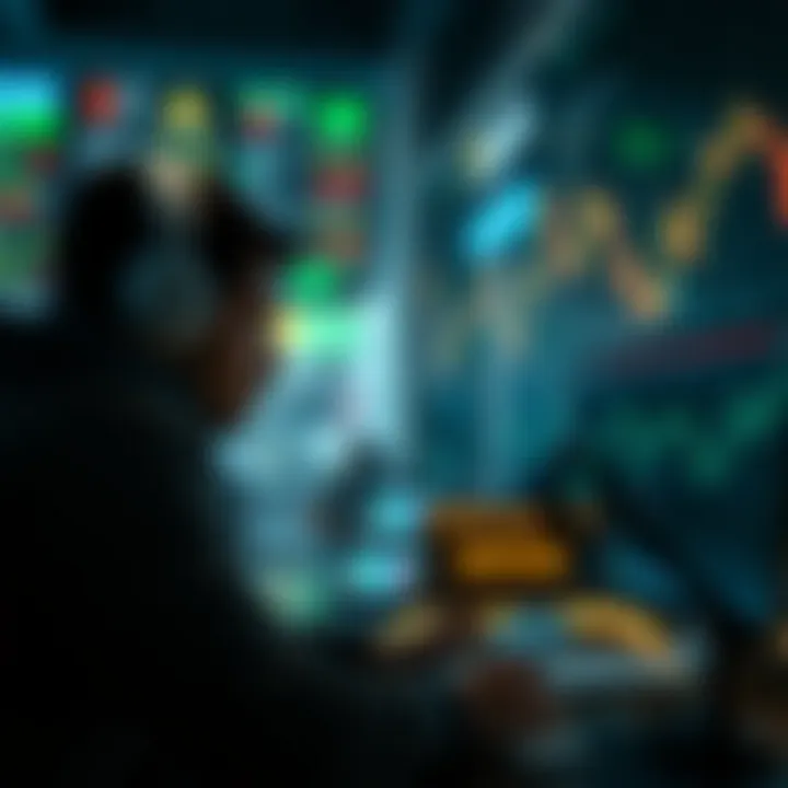 Market Psychology in Cryptocurrency Conceptual image showing market psychology in cryptocurrency trading