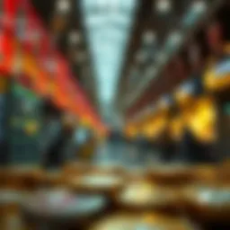 Cryptocurrency market dynamics visual representation