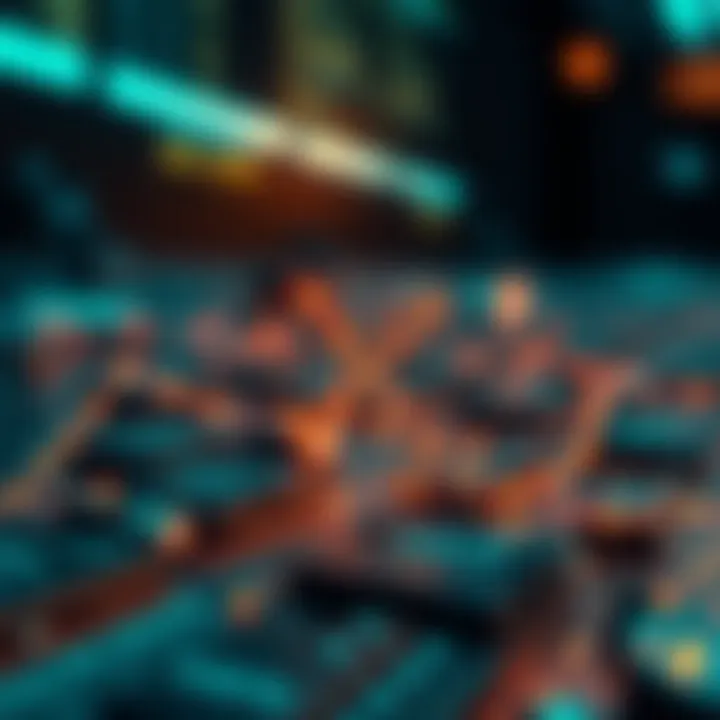 Blockchain Technology Behind XRP Illustration of blockchain technology showcasing XRP's underlying framework