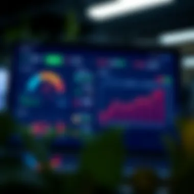 Visualizing Gains and Losses Digital dashboard showcasing profit and loss