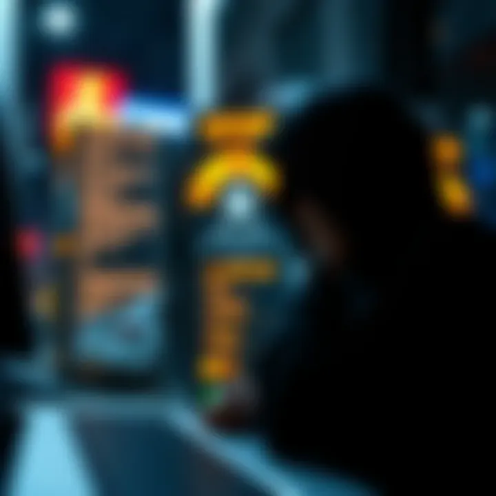 Impact of VPNs on digital privacy depicted creatively