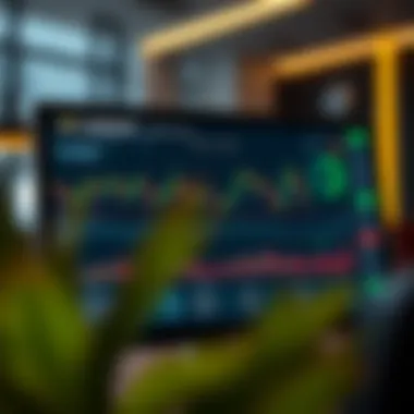 Webull trading platform interface showcasing analytics tools