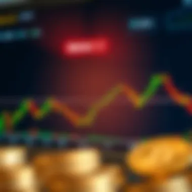 Market Trends and Strategies A digital graph showcasing market trends and trading strategies